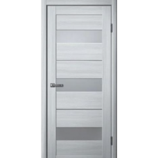 Дверь межкомнатная Сибирь Профиль Ла Стелла 200 Ясень пепельный, стекло белое матовое